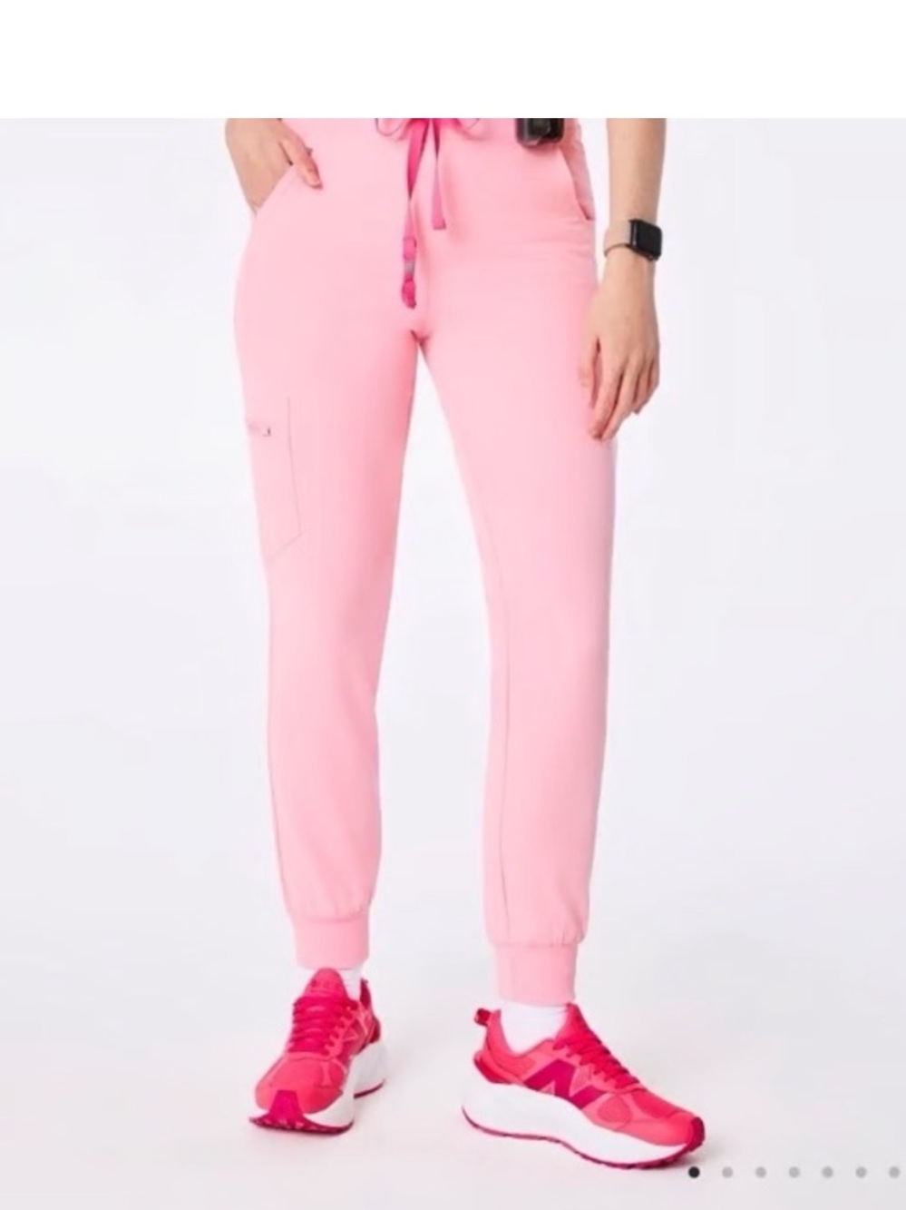 Figs Fight Club Pink Zamora Jogger